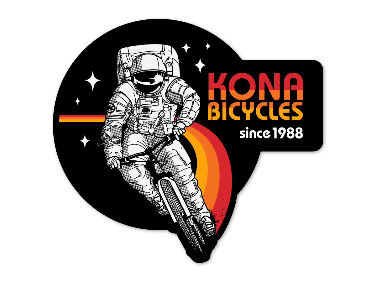 Autocollants pour vélo montagne Kona Autocollants pour vélo montagne Kona