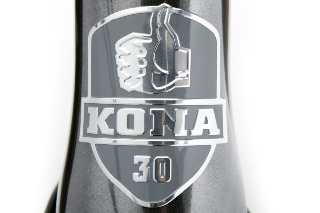 Kona 30th Birthday Anniversary Headtube Badge | Kona