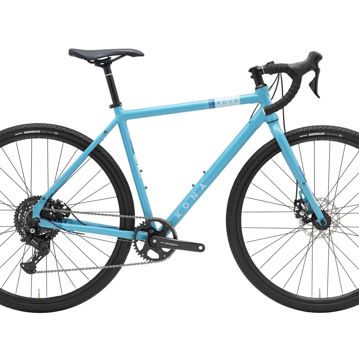 kona rove dl gravel bike 28 Kona Rove AL Gravel Bike, Blue / 52CM