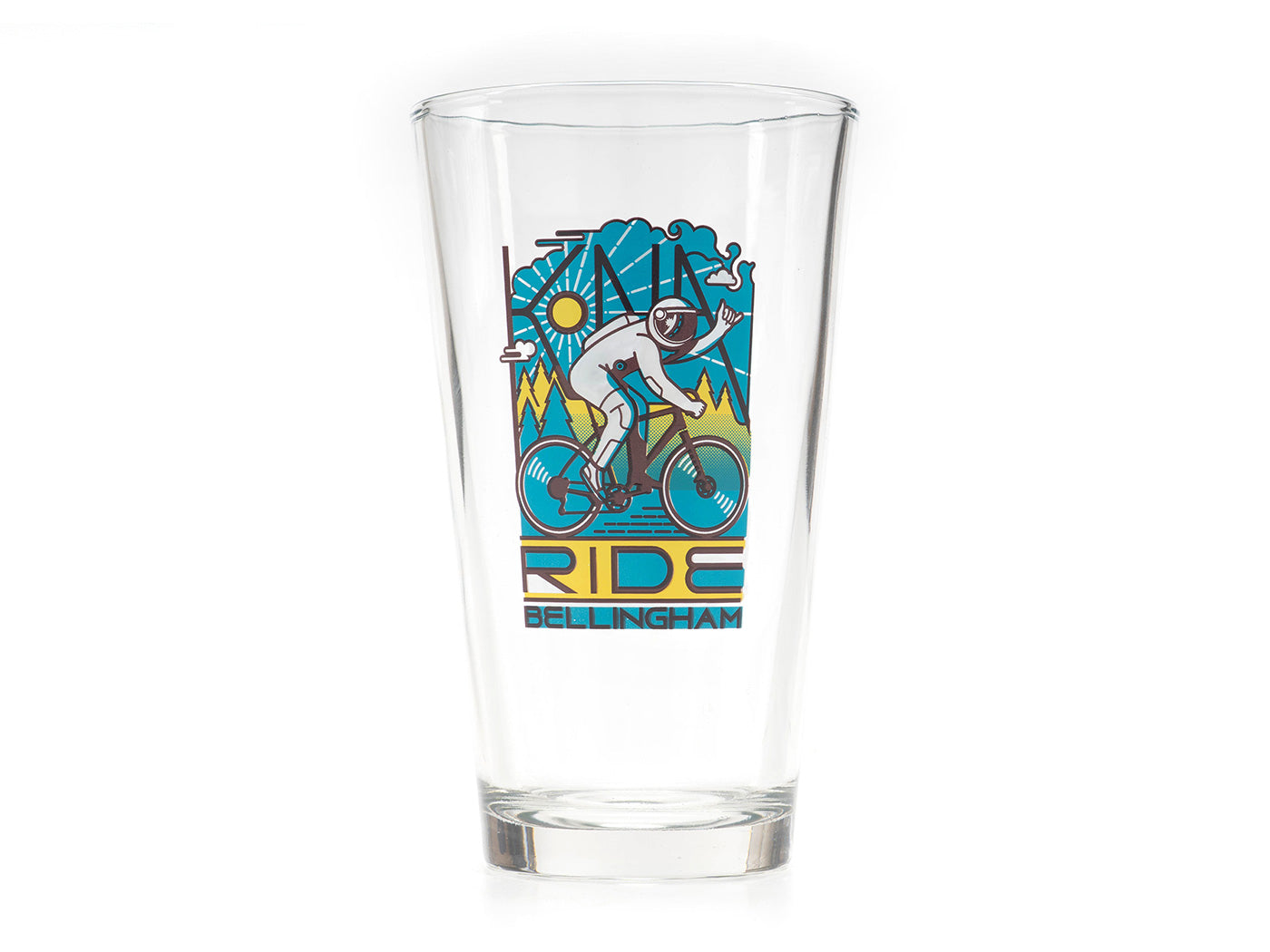 Ride B'ham Pint Glass