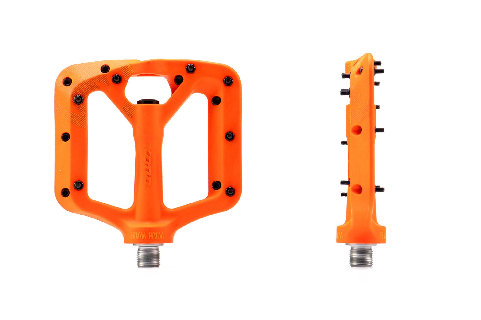 Orange discount pedals bike