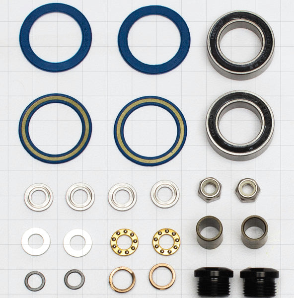 Bushing & Bolt Kit: Wah Wah 2 Aluminum Rebuild Kit