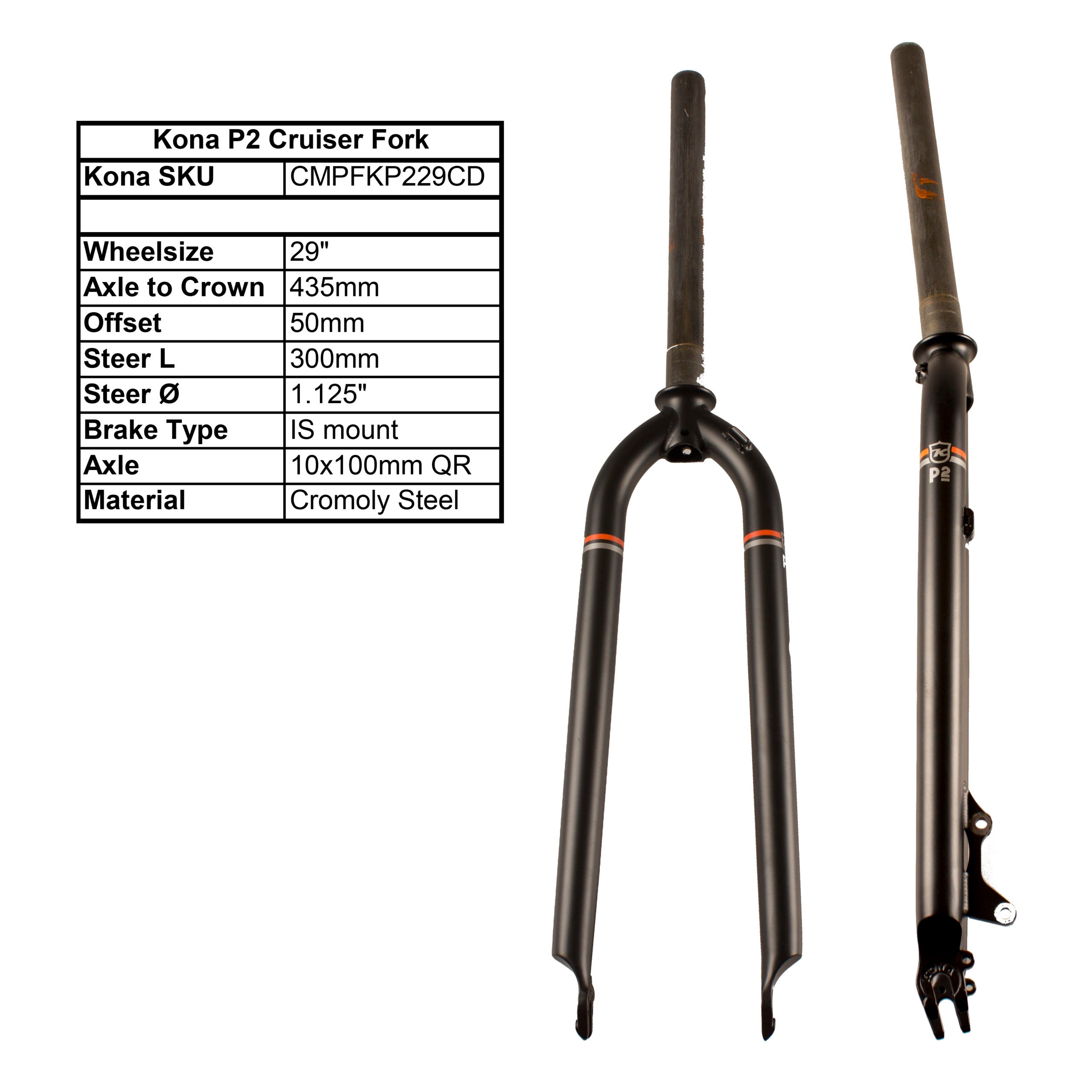 29 Cruiser Fork Cromoly