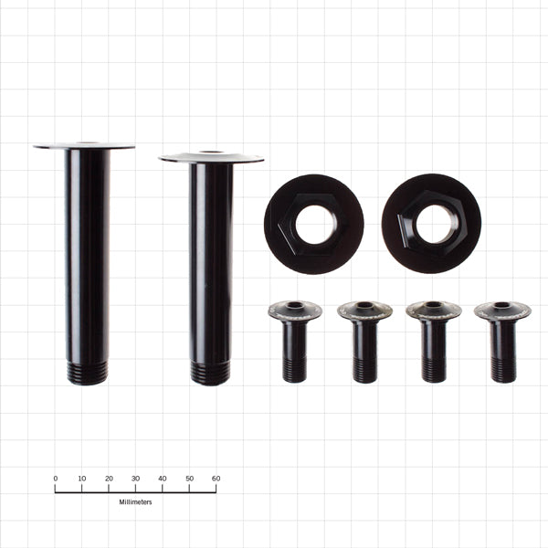 Bushing & Bolt Kits: Bolt Kit #10 (Schwarz)